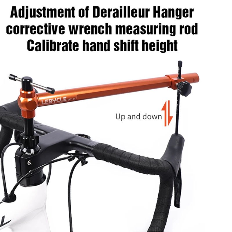 LEBYCLE-Herramienta de alineación de palanca de cambios para bicicleta, montaje de cabezal de cambio de mano, ángulo de altura del manillar, herramientas de ajuste simétrico izquierdo y derecho