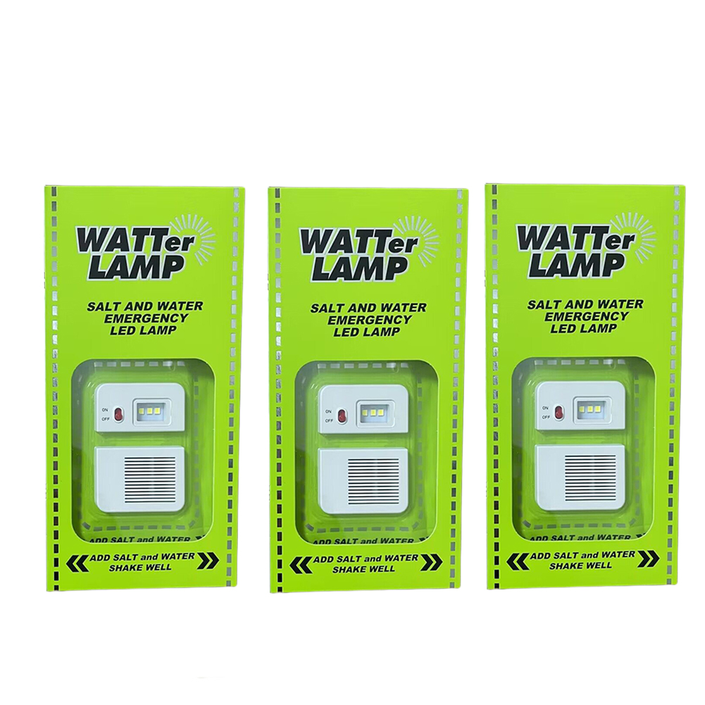 LED Salt Water Emergency Lamp 50 LM Brine Camping Energy Saving Lamp Waterproof Portable Night Fishing Lamp Travel Supplies: Yellow