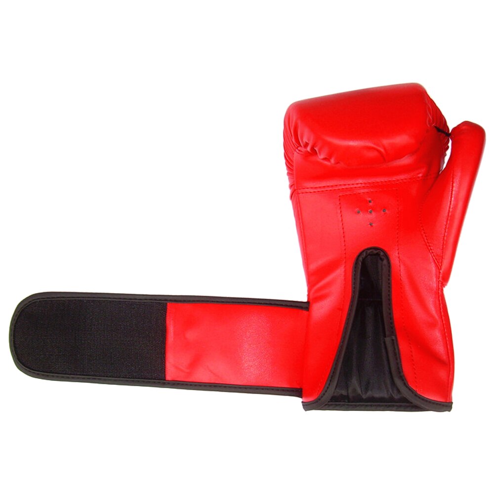 SUTENG 2 unids/par guantes de boxeo PU cuero dedo Protector medios mitones Mitten MMA Muay Thai ENTRENAMIENTO BOXEO lucha deportes