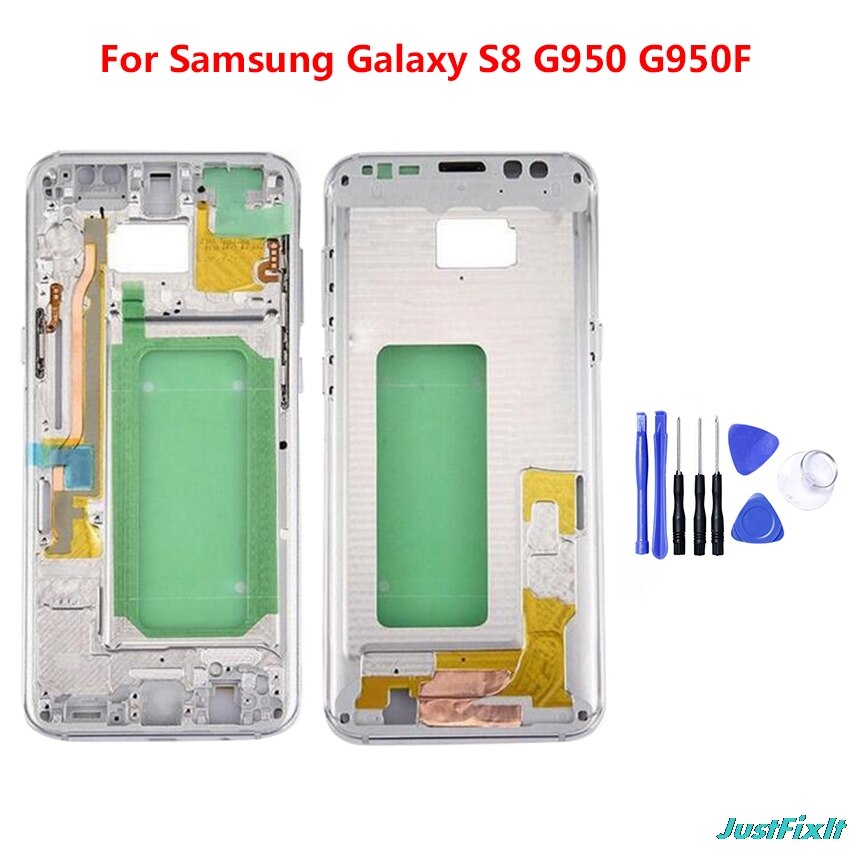 For Samsung S8 S9P S9 S8Plus Housing Middle Frame Bezel Plate Cover Repair For Samsung Galaxy S9 S9Plus S8 S8 Plus Cover