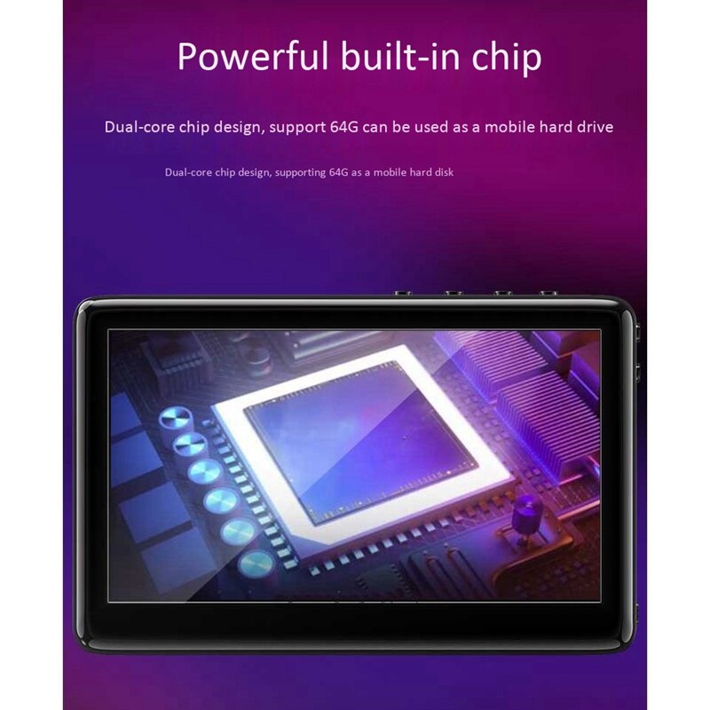 Lecteur vidéo 8GB 5.1 pouces presse Sn MP3 MP4 MP5 lecteur o baladeur pour vidéos musique photos Ebooks et plus