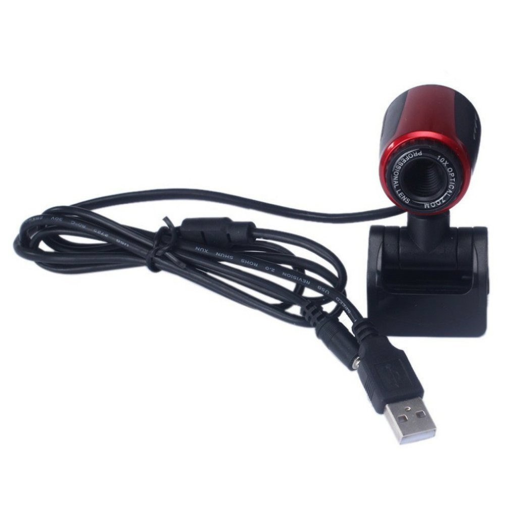 Caméra Webcam HD USB 2.0 sans lecteur HD conférence vidéo Web Cam avec pilote Microphone micro pour ordinateur portable