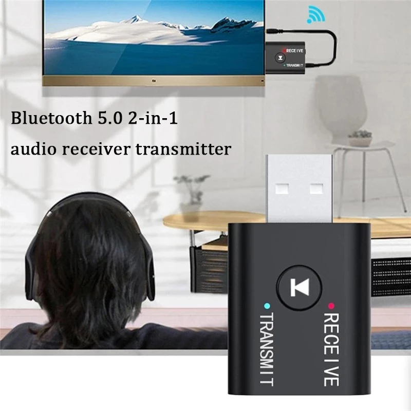 Bluetooth Audio Adapter Bluetooth Usb Ontvangende Zender 2 In 1 Audio Zender Ontvanger