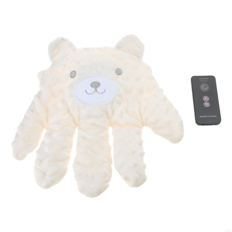 Soothing hand baby calming pillow for children, soft and breathable sleep aid for toddlers with gentle vibration