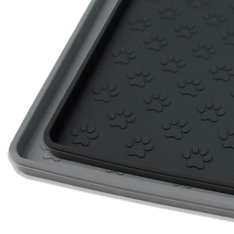 Napperon pour animaux de compagnie bol de nourriture pour chien tapis d'alimentation pour chat tapis d'alimentation pour chien chat napperon d'alimentation en Silicone imperméable pour animaux de compagnie bol tapis d'alimentation