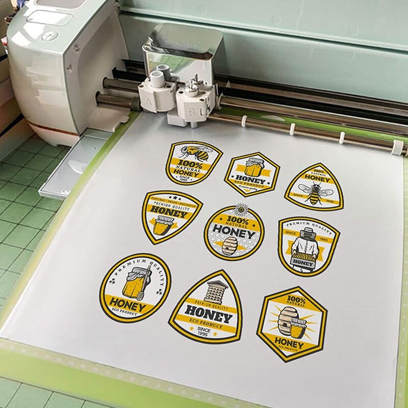 Printable Decal Paper, 15 Pieces Clear Printable Waterslide,for Ink Jet Printer High Definition Pattern Printing