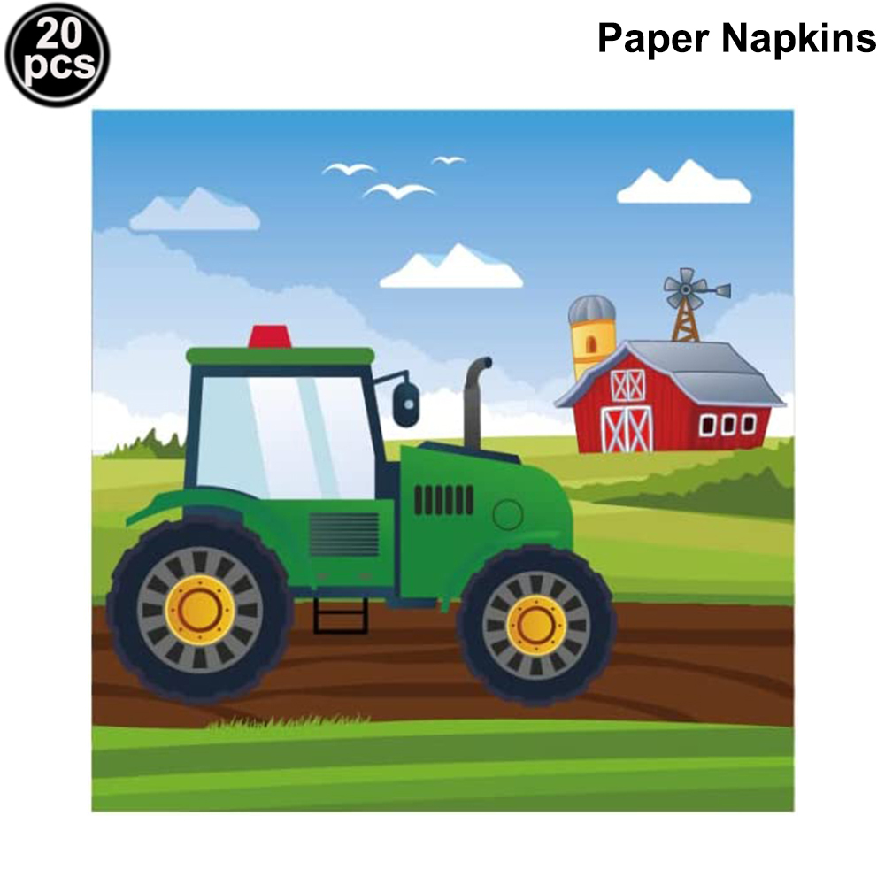 Groene Tractor Cupcake Toppers Truck Auto Cupcake Picks Tractor Party Cupcake Toppers Voor Baby Douche Farm Themafeesten Supplie