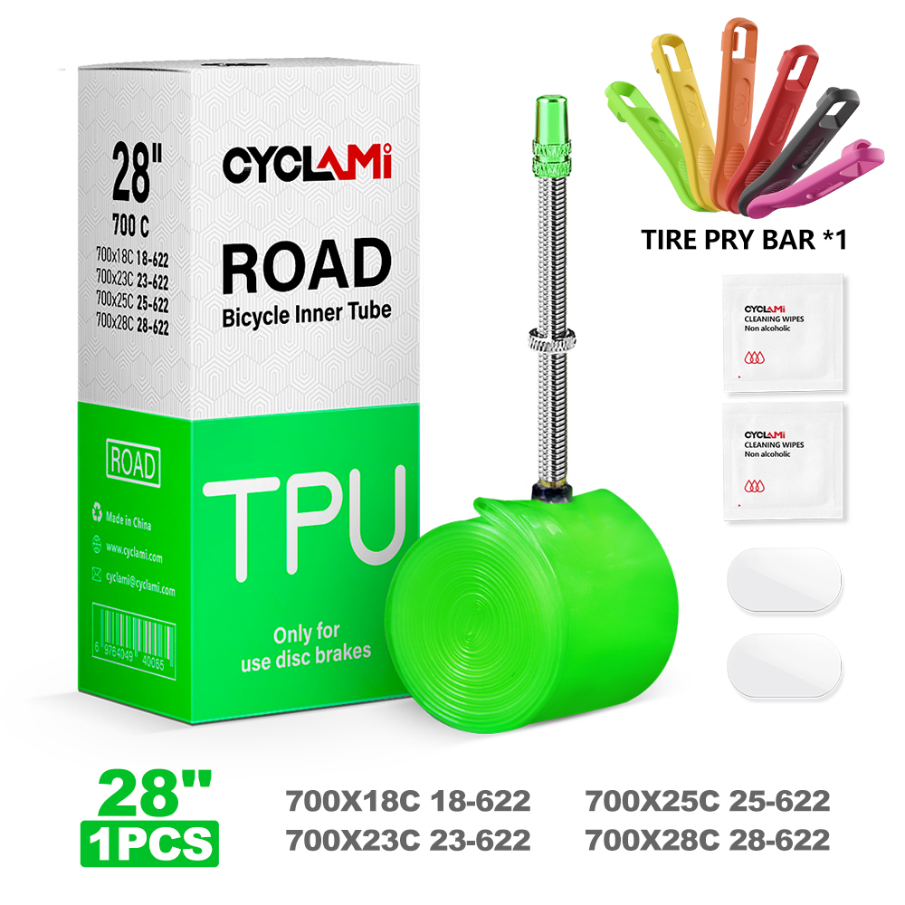 Ultralight TPU Road Inner 700c Tube Bike Road MTB Bicycle Material Tire 60mm Length French Valve 700 18 25 28 32 38g Super Light