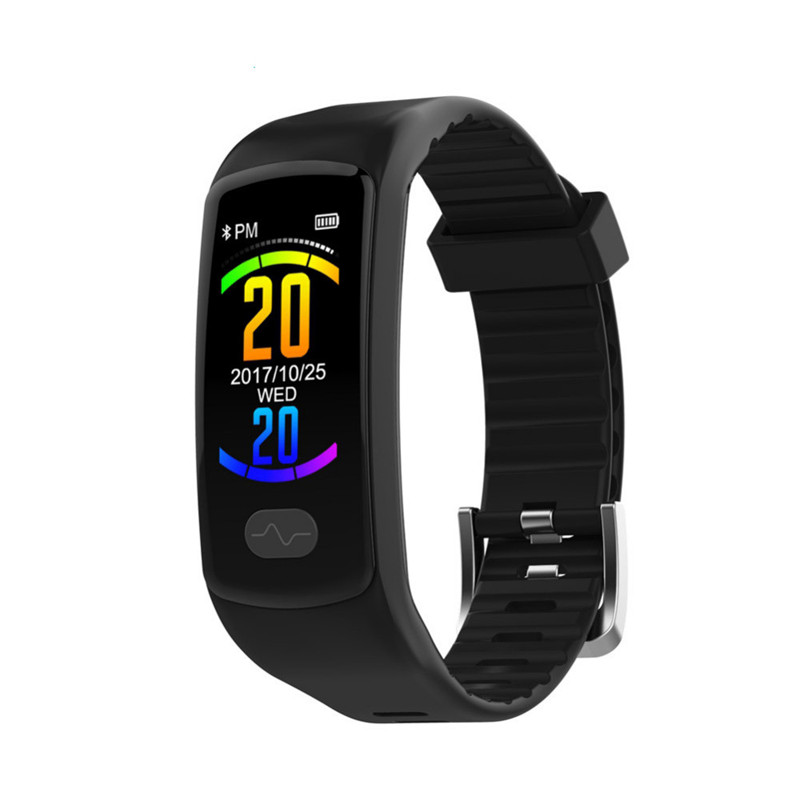 Ecg ppg  e07 smart band fitness tracker armband pulsmätare smarta armband för android ios smartphone smartband