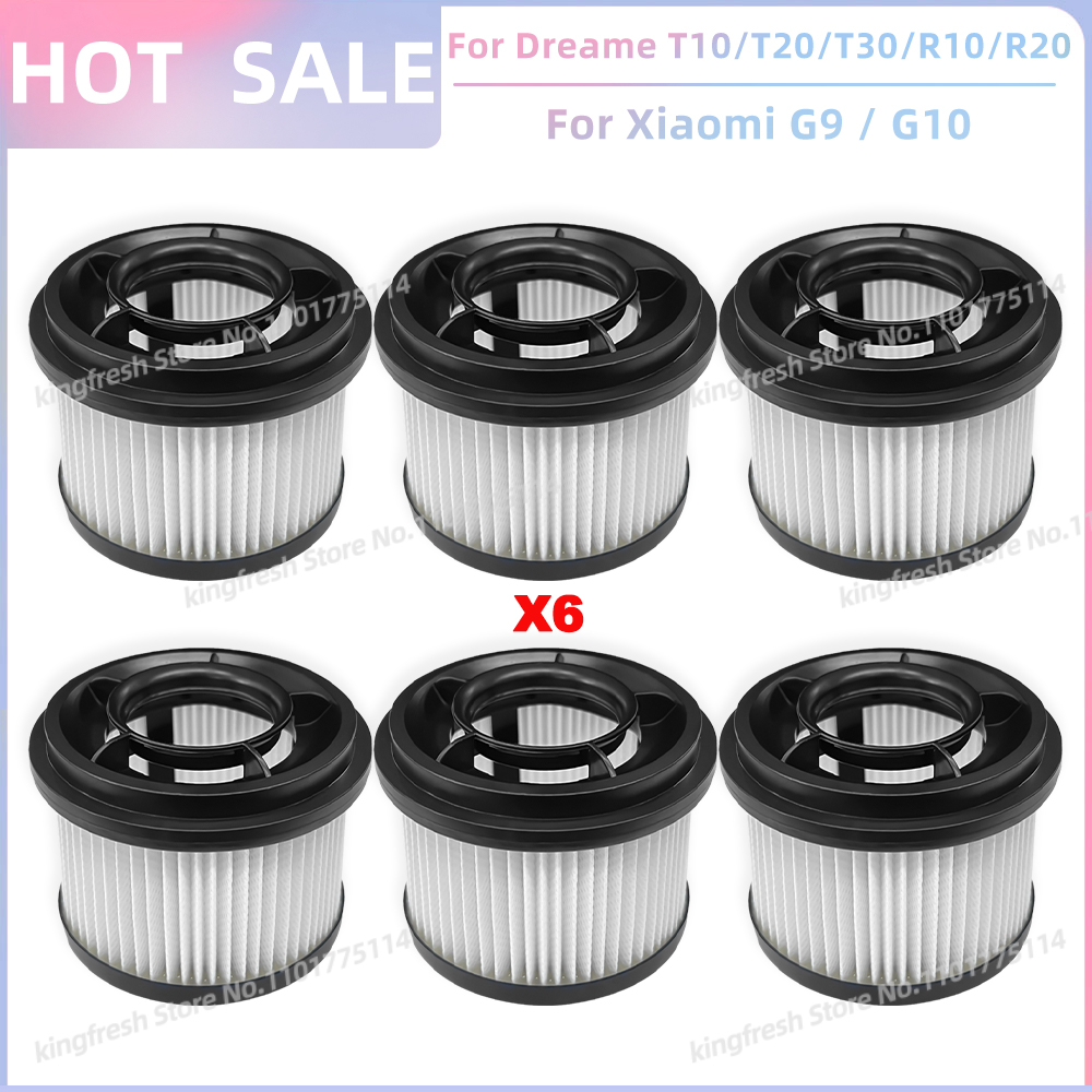 Passend für Dreame T10 / T20 / T20 Profi / T30 / T30 Neo / R10 / R10 Profi / R20, Xiaomi G9 / G10 Ersatzteile Vornachfilter: Licht Grün