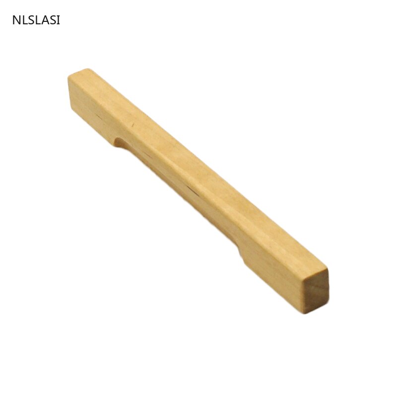 Natural Solid Wood Dresser handles desk drawer knobs and Pulls kitchen Cabinet Door Pulls furniture handle Hardware decoration