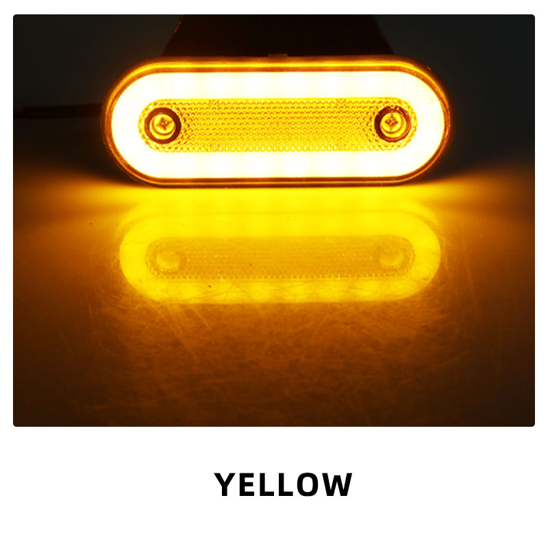 10 x led-markeringslampen, 12 V, 24 V, positielampen