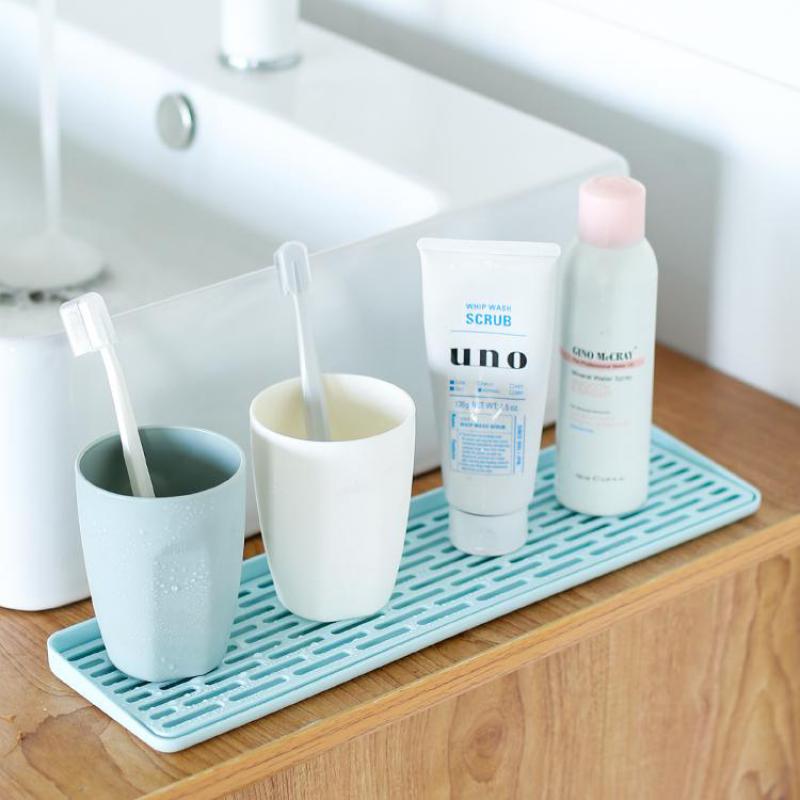 Tea Tray Water Cup Drain Tray Household Living Room Double-layer Rectangular Fruit Tray Plastic Simple Tea Table use for Drink