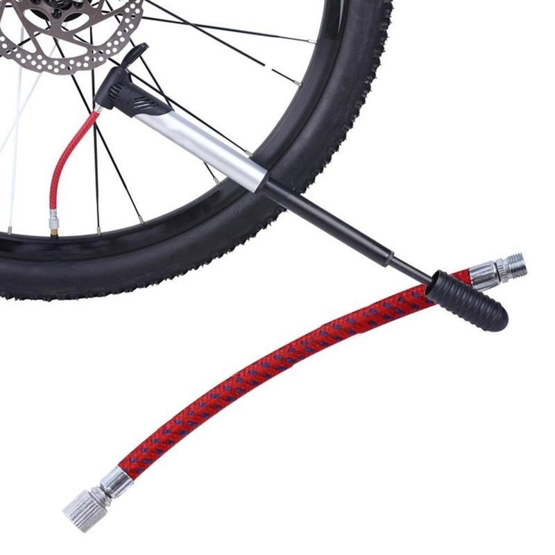 1 Pieces Pump Extension Hose Flexible Hose With Schrader Hose Pump Pum Inflate Bike Tyre Head Adapter Valve Bicycle