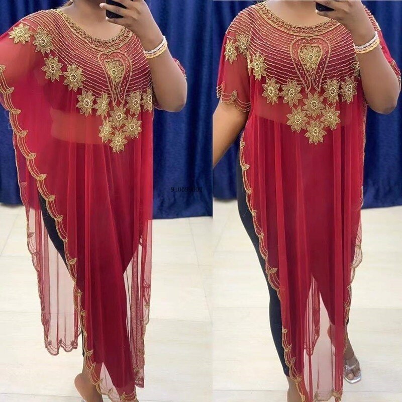 Vestido africano feminino vestido africano lantejoulas alta qualidade moda superior africano vestido feminino um casaco