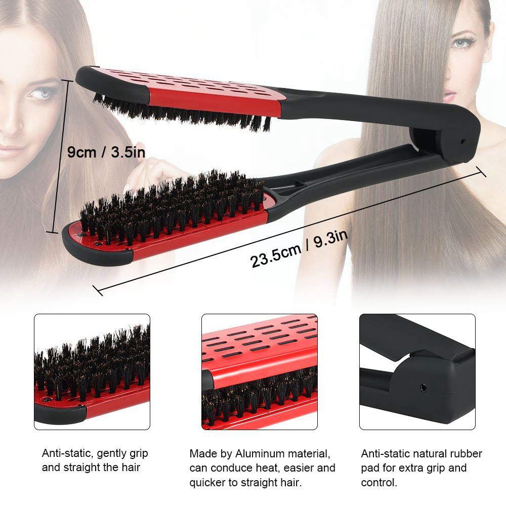 peigne à cheveux droit-accessoire de lisseur