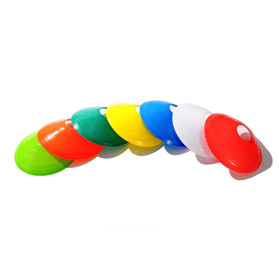 10 unids/lote 19cm conos marcador discos fútbol y entrenamiento para deportes accesorios de entretenimiento