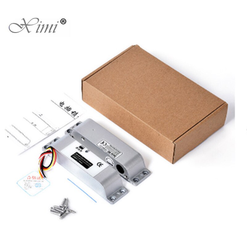 DC 12V Fail Safe Electric Bolt Lock For Door Access Control Low Tempreture 5 Lines External Installation Electric Bolt Lock