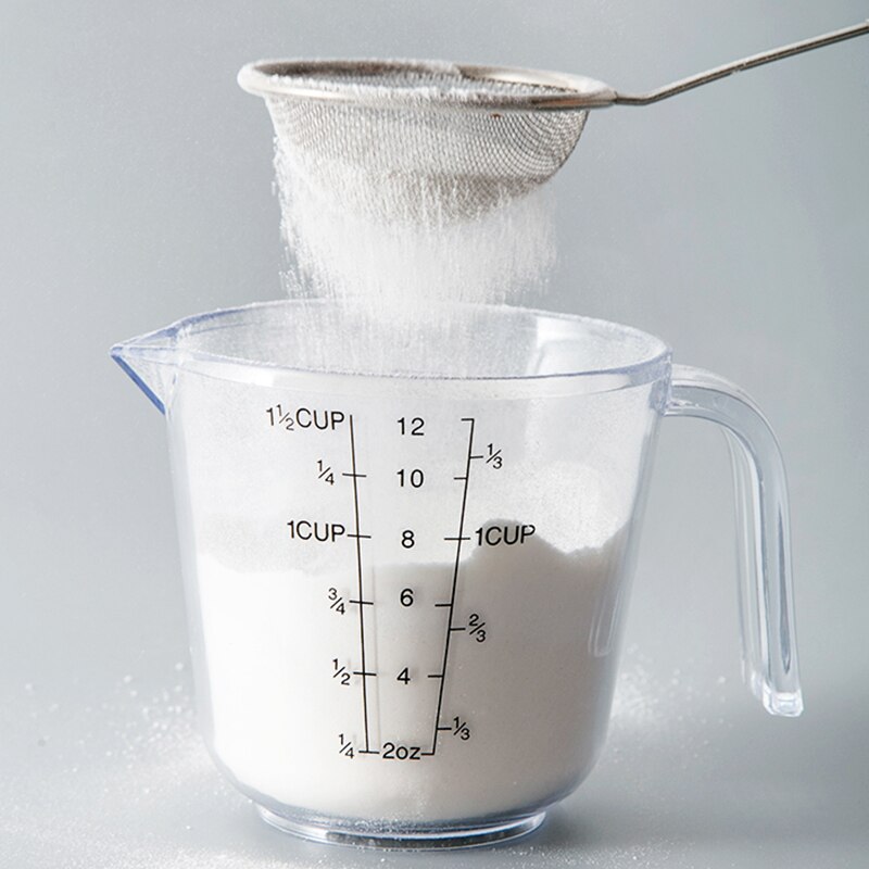 Plastic Measuring Cup Stackable Liquid Measuring Container Clear Scale Show Transparent Mug Pour Spout Cooking Tools 150/300ml