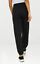 US STOCK Womens Casual Wide Leg Long Pants Trousers S-XL OL Office Loose Stretch: L / Black