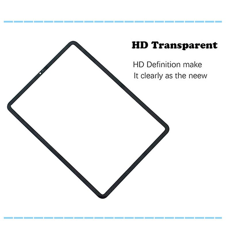 For iPad Pro 11 1st Gen A1934 A1980 A2013 Front Glass (No Touch Digitizer) LCD Display Screen Outer Panel Replacement