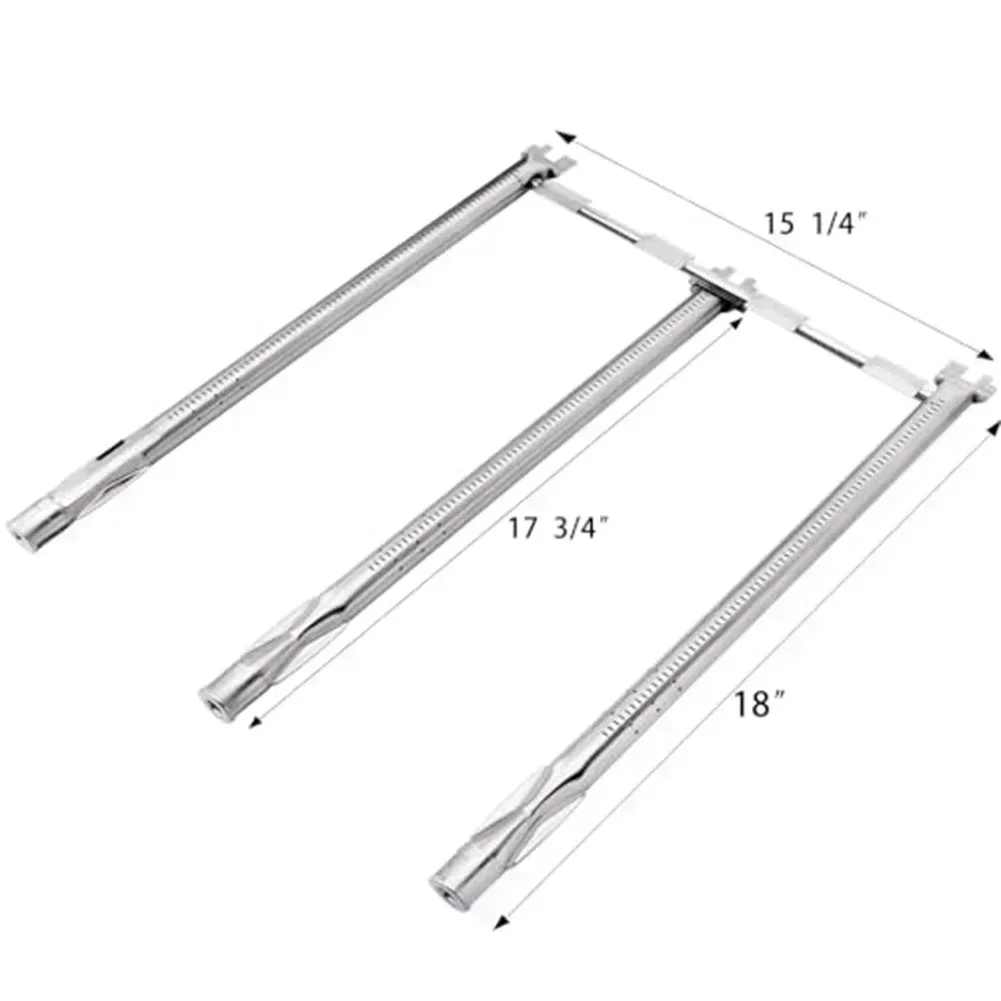 1 sæt grillbrænder til weber, spirit e -310 , weber  gs4, spirit ii  e310 , grill, 69787 reservedele i rustfrit stål