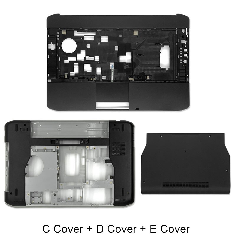 Nieuw Voor Dell Latitude 5420 E5420 Lcd-backcover Voorkant Palmrest Bottom Case Deur Cover Scharnieren Zwart Zonder Touch