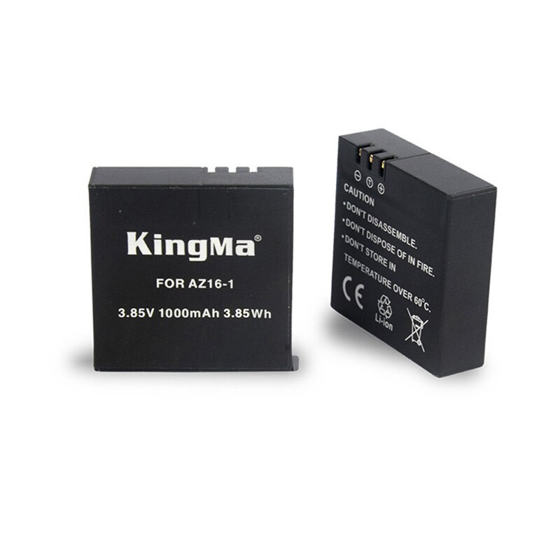 Voor Xiaomi Yi 4K 4k + Xiaoyi 4K Lite Batterij 1000Mah Batterij W/Oplader Voor xiaoyi Yi 4K 2 Actie Camera Batterij Accessoires Set