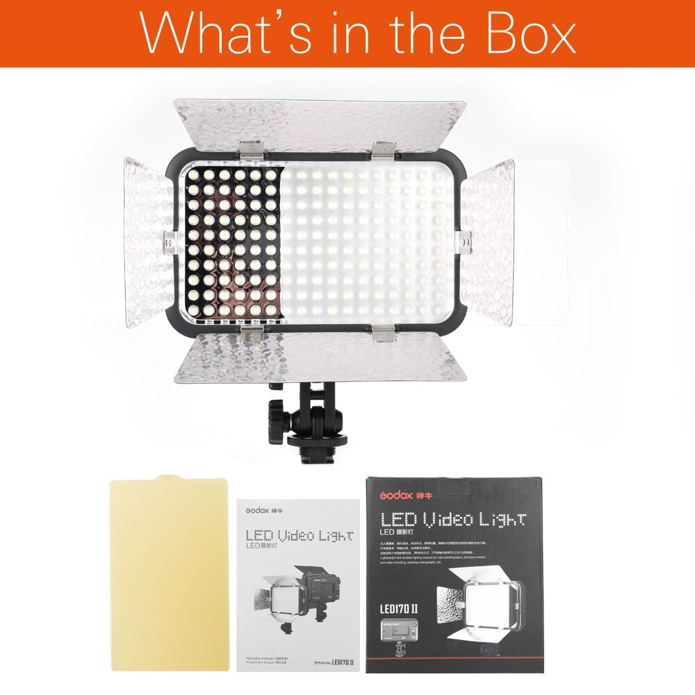 Fotografische Verlichting Godox LED170 II Video La... – Vicedeal