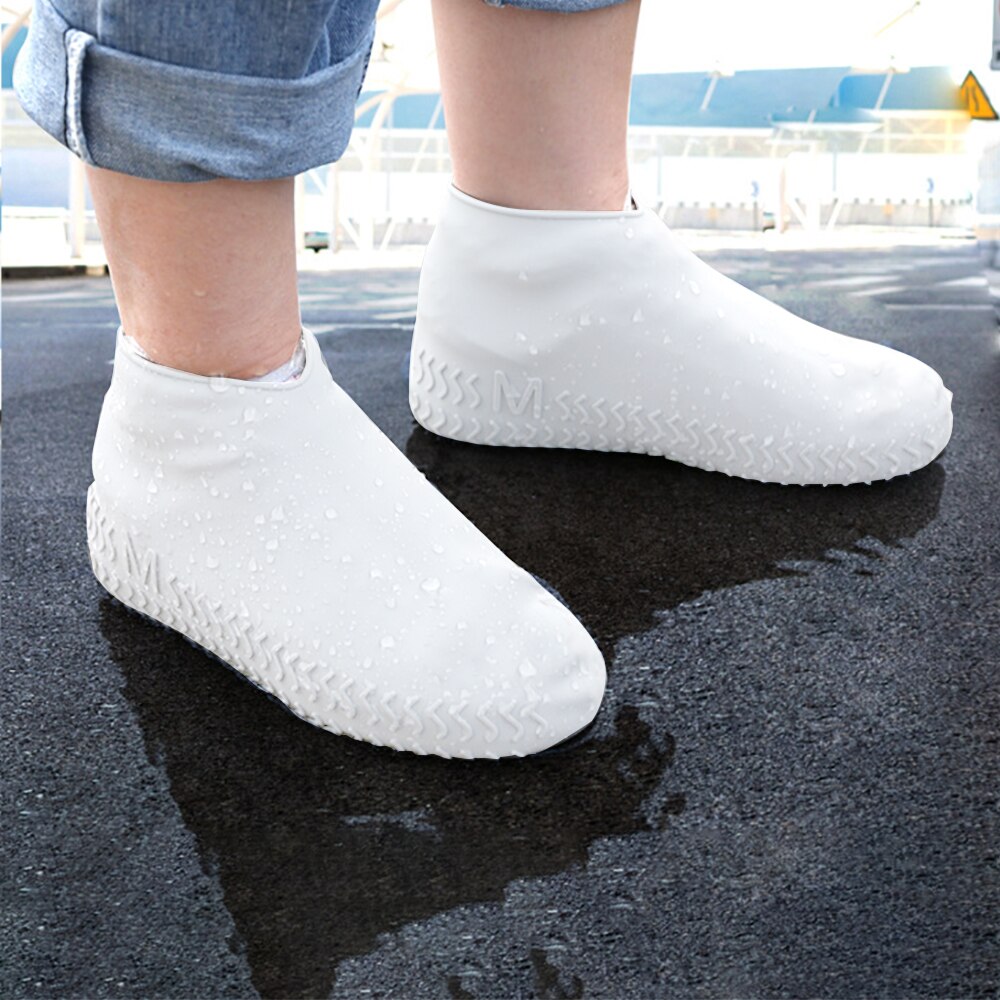 Rubberen Overschoenen Siliconen Regen Schoenen Laarzen Dekken Herbruikbare Waterdicht Antislip S/M/L 1 Paar outdoor Camping
