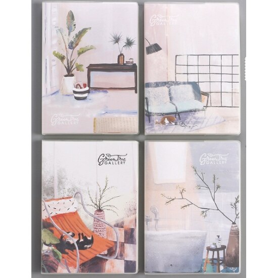 b5 super thick plastic cover notebook 16k student pvc plastic cover notebook Korea fresh and simple notebook stationery: 2