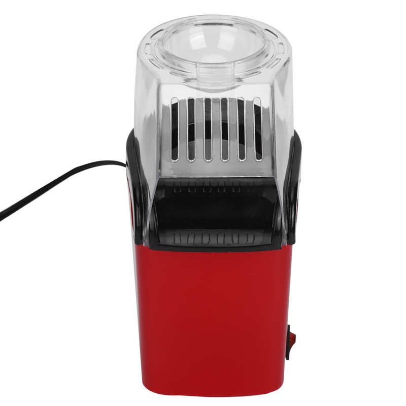 Mini Popcorn Maker Popper Fast Household Electric Automatic Popcorn Making Machine Red Household Kitchen Appliances