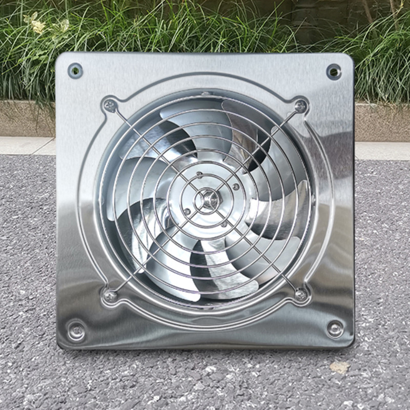 Stainless Steel Silent Fan Exhaust Fan Pipeline Exhaust Fan Ventilator High-Speed Kitchen Strong Smoke Exhaust Fan Kitchen