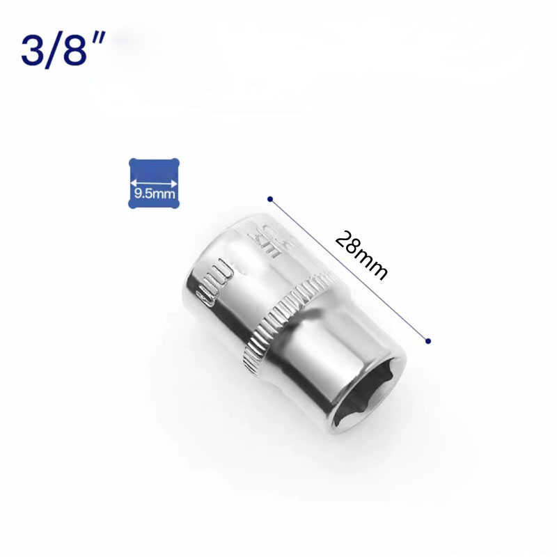 3/8inch Hex Socket Head Anti-rust Allen Key 6mm-24mm Socket Set Adapter Torque Spanner Auto Repair Tool 28mm or 63mm Length: Rose / 5mm