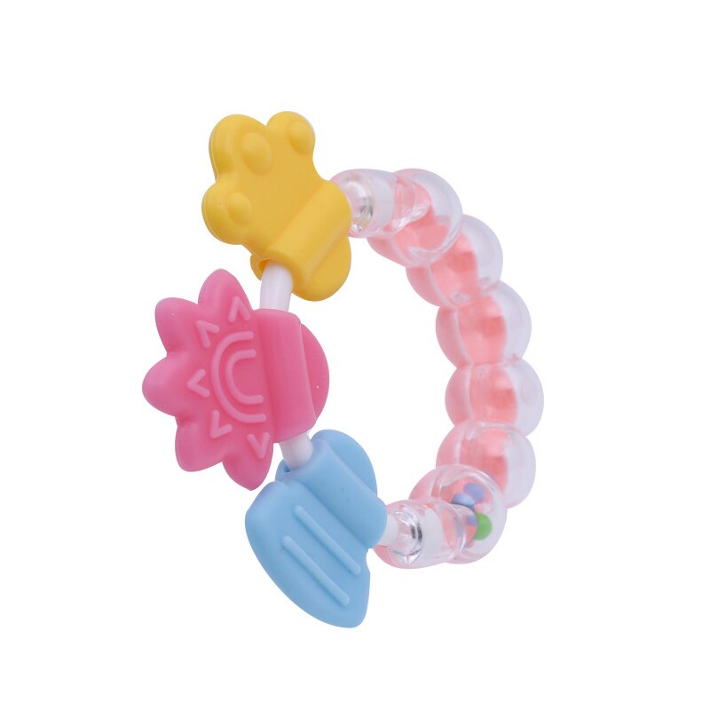 Toy Teether Molar Silicone Birth~24 Months Baby Stick Rattle Chew Animals & Nature QQW00126 3C