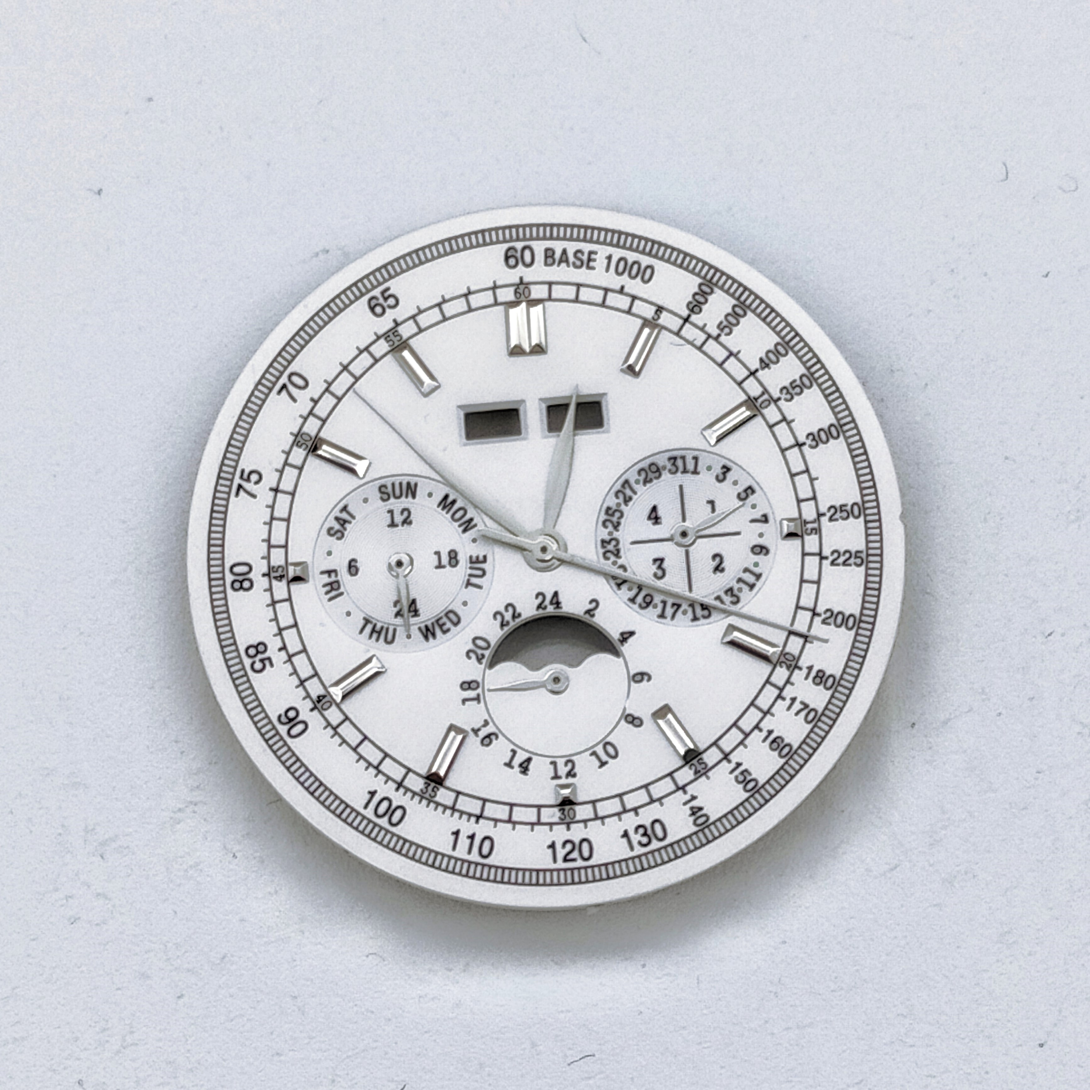 Esfera y manecillas de 36,5 MM compatibles con movimiento automático st1655: 601 #