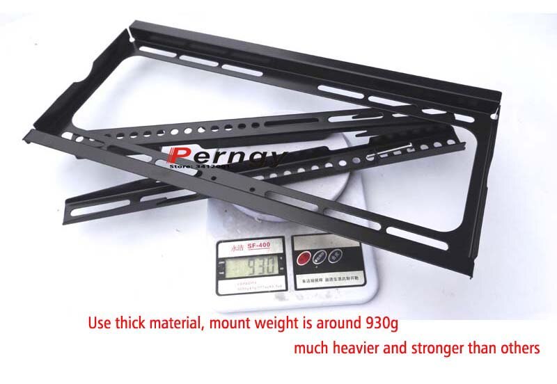(Free ship) PTB-6044F 50kg vesa 400x400 Universal metal Fix TV WALL Mount for tv 23"-55" 50" Flat Panel LCD LED TV lif mechanism
