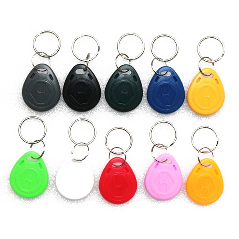 5YOA Handheld 125KHz EM4100 RFID Copier Writer Duplicator Programmer Reader + 3Pcs EM4305 T5577 Rewritable ID Keyfobs Tags Card