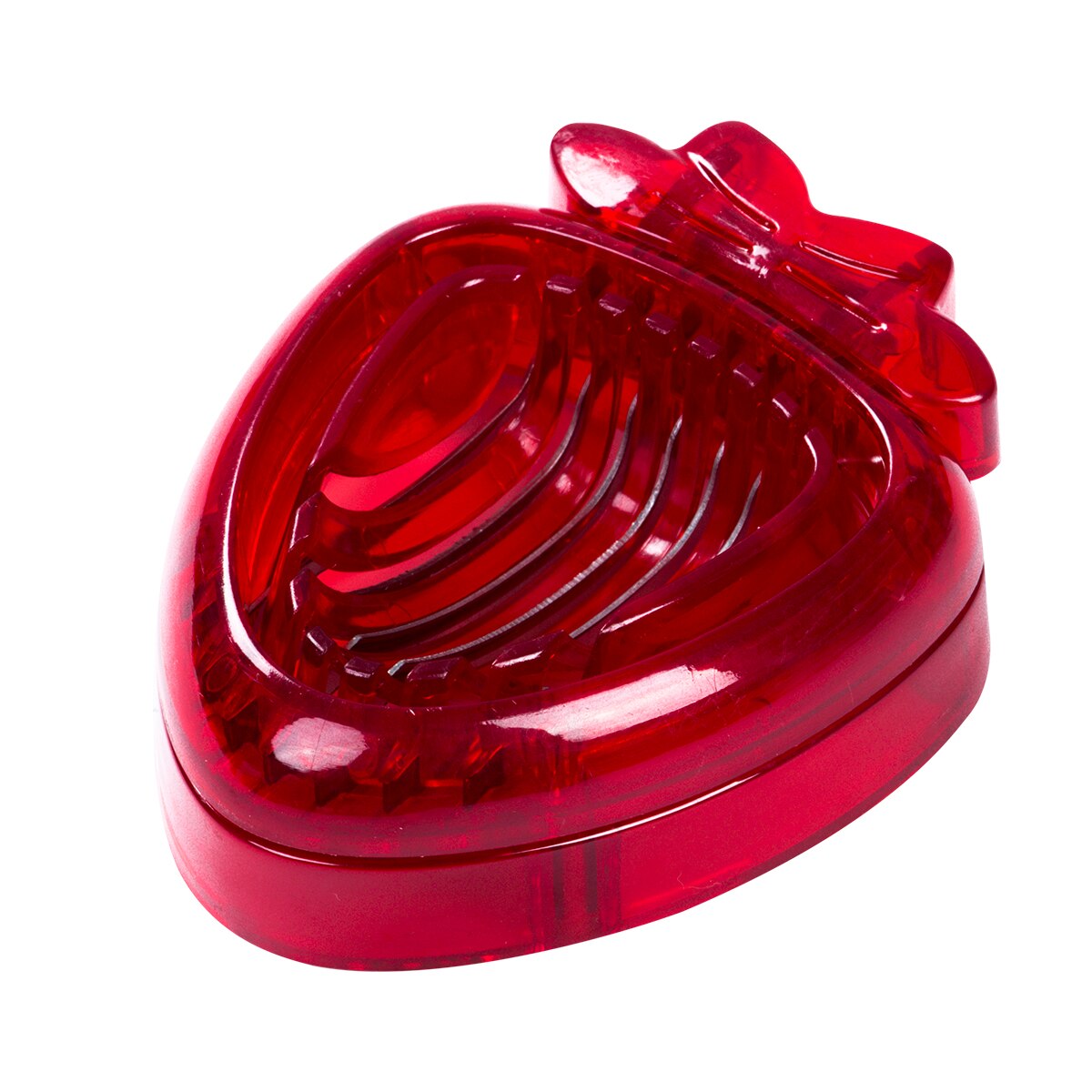 Fruitsnijder is eenvoudig, handig en gemakkelijk te gebruiken en gemakkelijk af te wassen. aardbeien-appelsnijder promotioneel: Default Title