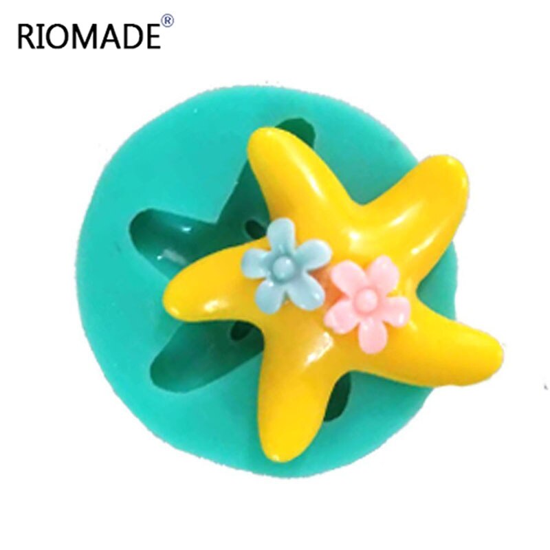 Mermaid Fondant Mallen Cake Decorating Gereedschap Sea Star Siliconen Mal Chocolade Cupcake Dessert Voor Polymeer Klei Bakvorm: F0960XX