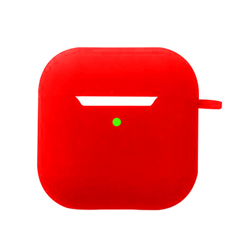 Mini pro 4 custodia in silicone custodia tws pro 5 cover astronauta cuffie wireless bluetooth cover morbida trasparente per air pro 4: Rosso arancione