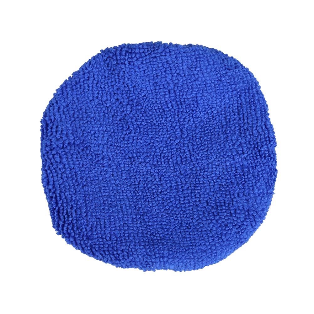 Microfiber Auto Car Window Cleaner Long Handle Car Wash Brush Dust Car Care Windshield Shine Towel Handy Washable Car Clean: Dark Blue Cloth Head