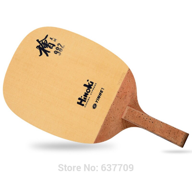 Yinhe – authentique raquette japonaise de tennis de table, modèle milkway Galaxy 982, Hinoki, penhold, one cypress