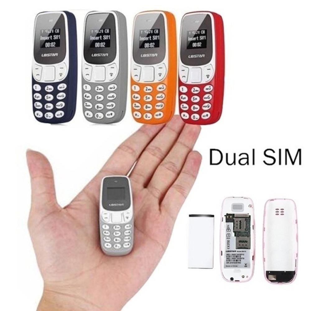 Mini teléfono móvil portátil, Micro, inalámbrico, GSM, Dual Sim, BM70, multilenguaje, pequeño, Dial para llamadas