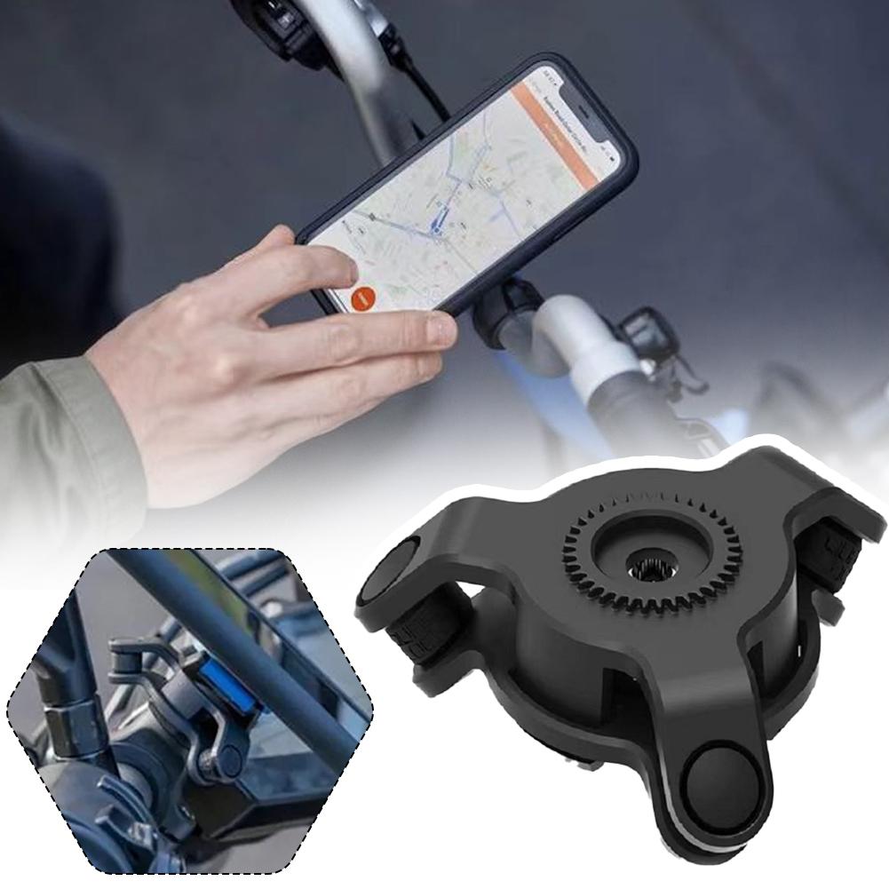 360° Rotatable Motorcycle Bike Phone Holder Stand Bicycle Phone Bracket Vibration Damper Bike Holder Navigation Car Accessories