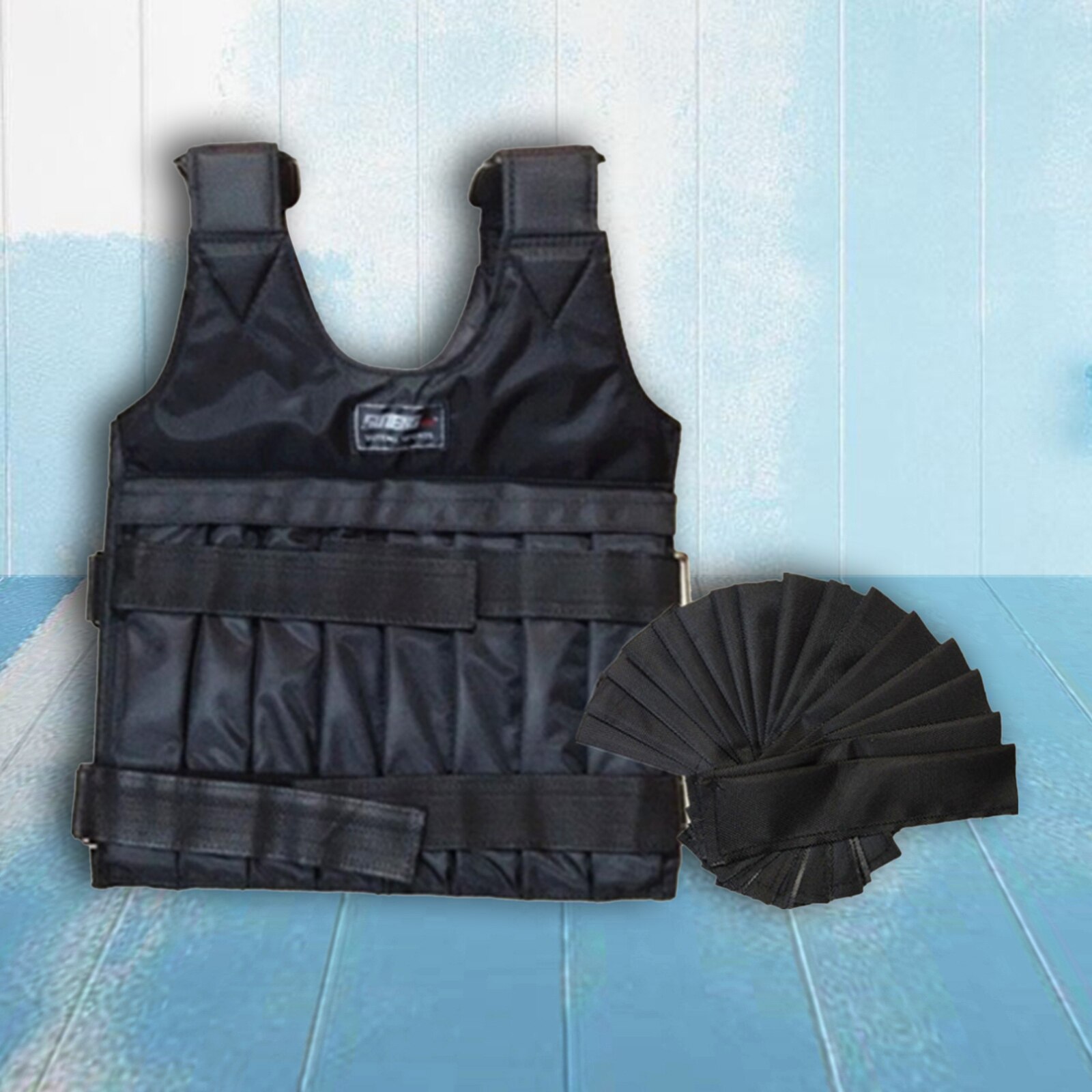 Adjustable Weighted Vest Workout Equipment, 44lbs Body Weight Vest for Men,