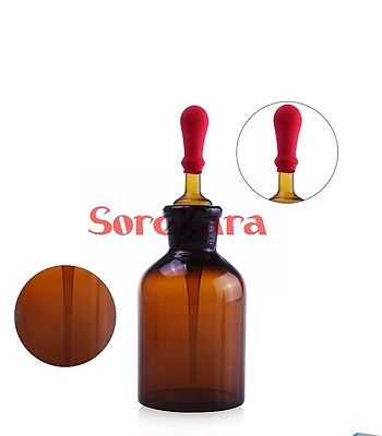 Bouteille Compte-gouttes En Verre Ambré 60ml - Avec Bouchon Et Pipette | Pour Huiles Essentielles, Teintures, Laboratoire - 7