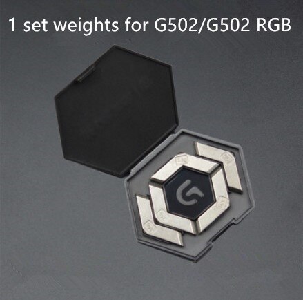 DIGITECH G502 Proteus Core y RGB Ajuste de equilibrio del ratón con (5) 3,6g pesas nuevas