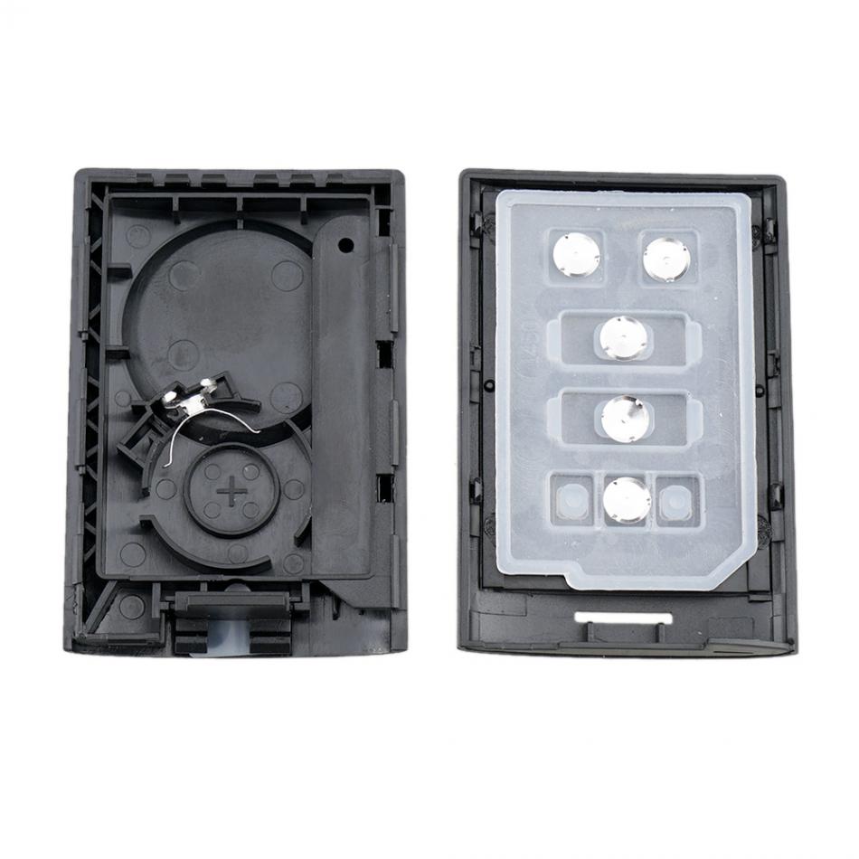 Auto Autosleutel Shell Case Vervanging 5 Knoppen Auto Afstandsbediening Sleutel Shell met Kleine Sleutel Fit voor Cadillac ATS SRX STS CTS DTS