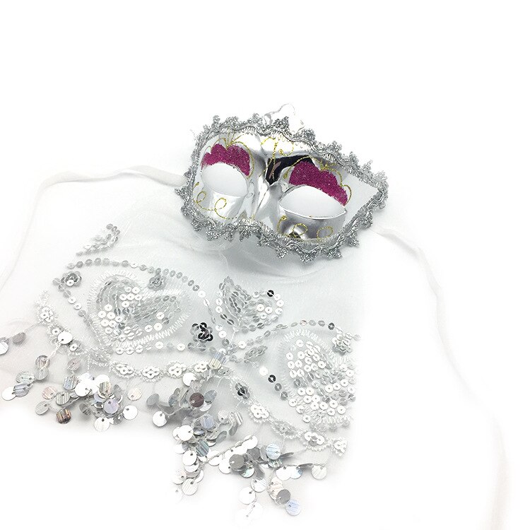 Sexy Lace Veil Venetian Mask Venice Wedding Carnival Party Performance Costume Egyptian princess Lady Mask Masquerade: a